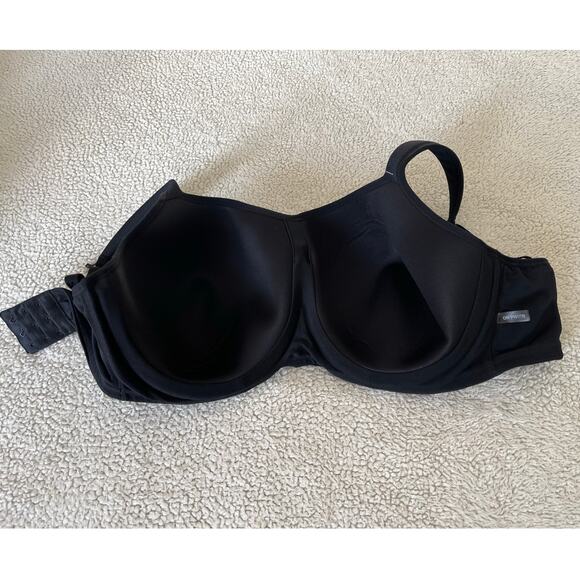 NWT Panache Black Sports Bra US Size 36G Power 5021 Underwire Active Support $79 - Picture 8 of 13